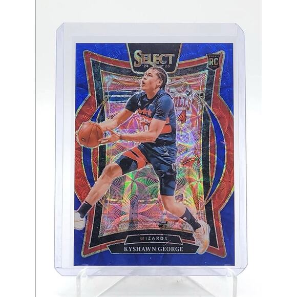 2024-25 Panini Select - Concourse Kyshawn George /249 #85 Blue Prizm (RC) - Picture 1 of 2